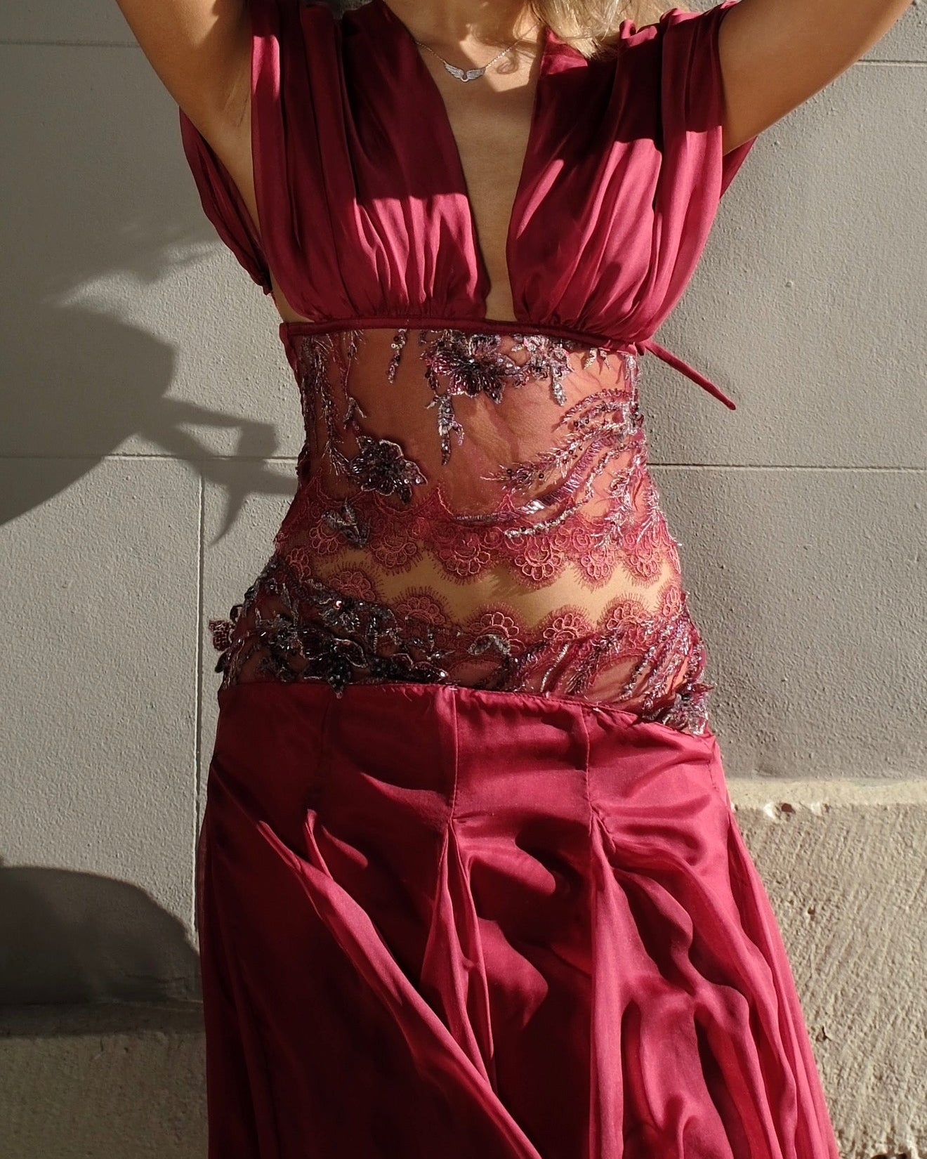 Jade Silk skirt