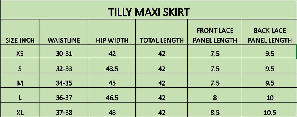 Tilly Maxi Skirt (pre-order)